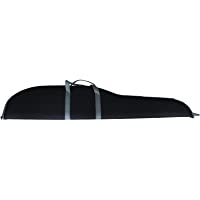 Rifle Negro-Pistola de Aire de 114cm con Bolsa para Mira de Tapa Retraible para Disparar Caza E3206
